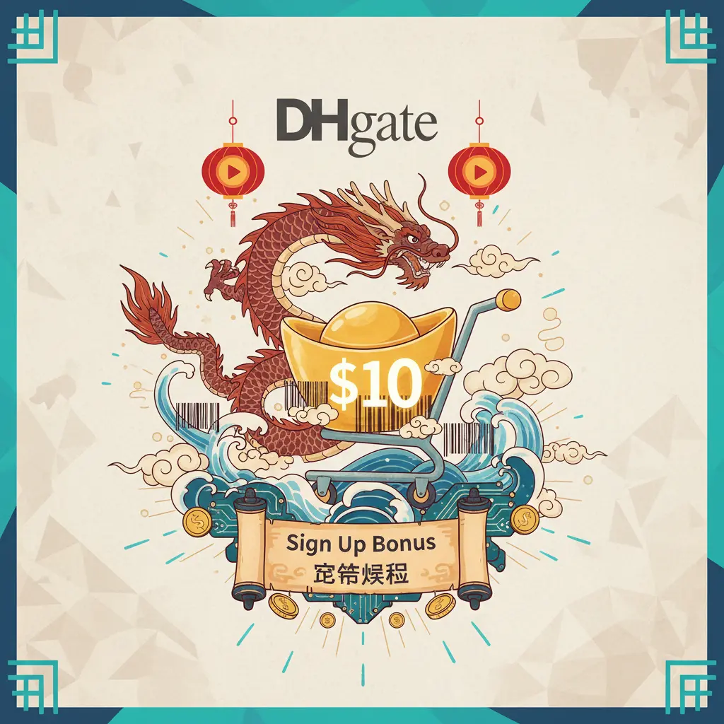 $10 sign up bonus - DHgate