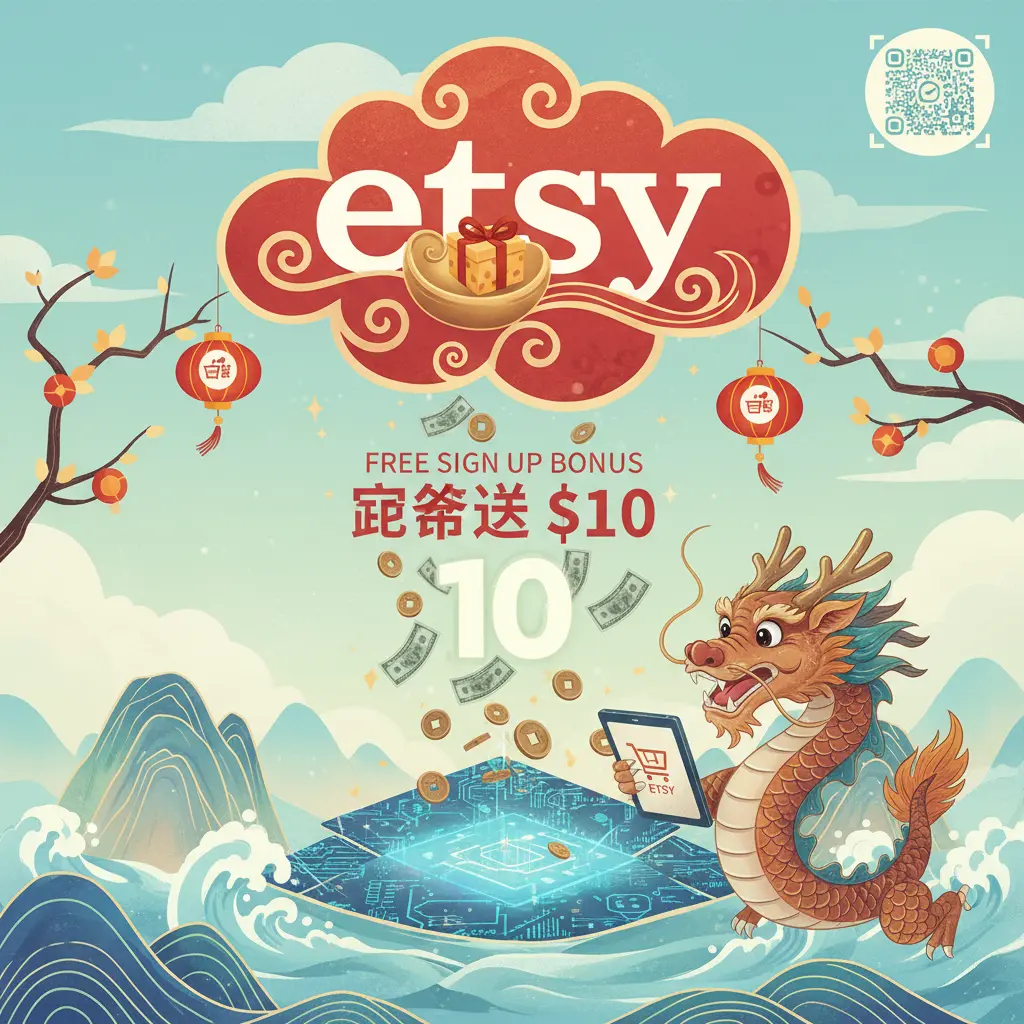 free $10 sign up bonus - Etsy